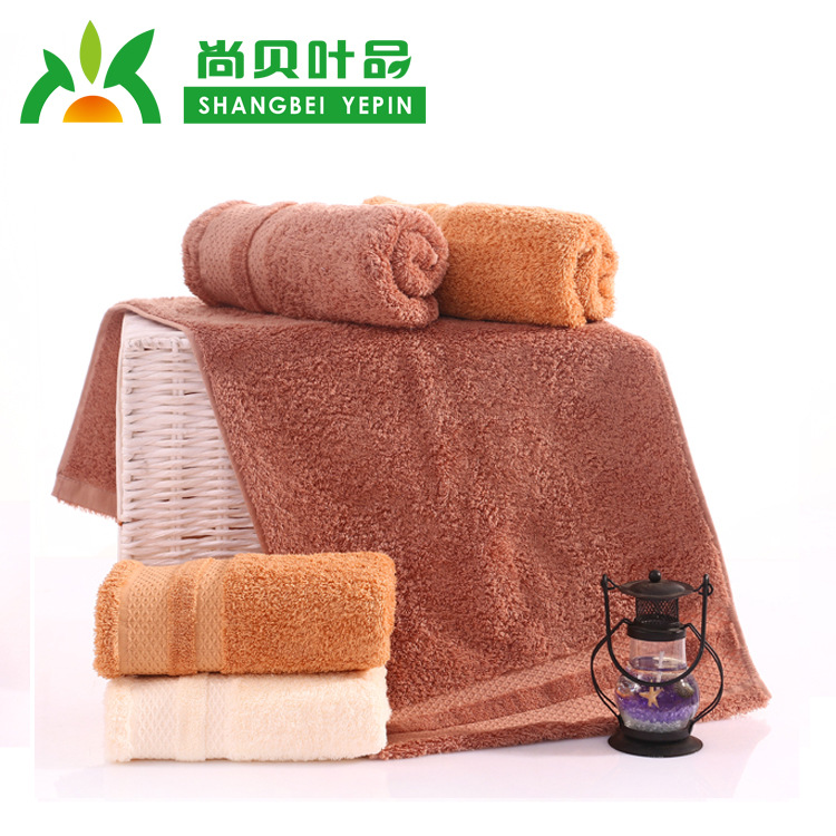 尚品毛巾纯棉素色断档加厚长绒棉定制logo礼盒吸水柔软毛巾|ru