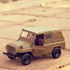 升辉 Warrior, metal truck, car model, transport with light music, scale 1:32