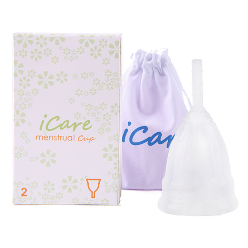 iCare Medical Grade Silicone Menstrual Cup Menstrual Cup Moon Cup Manufacturer Wholesale Aunt Cup MC01