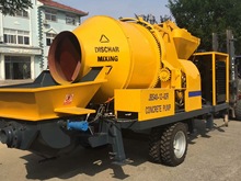 搅拌泵一体机 柴油搅拌泵送一体机 engine concrete mixer