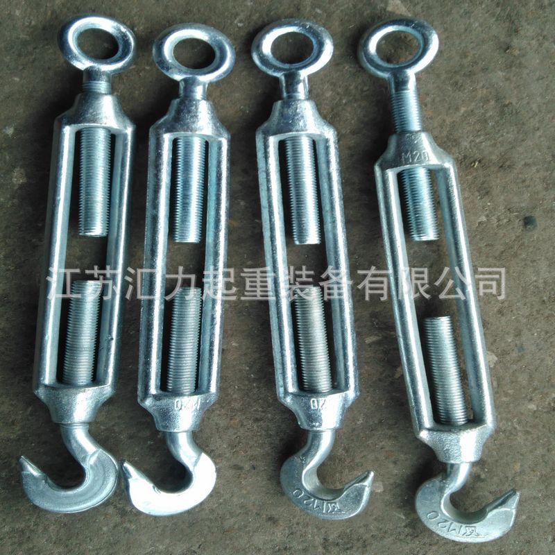 厂家锻造花蓝螺栓M6 开体花兰螺丝M8 钢丝绳收紧专用花兰螺丝