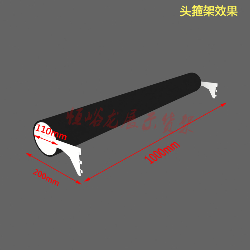 Mingchuang Youpin diadema joyería 1 M negro franela diadema clip de pelo estante de exhibición estante
