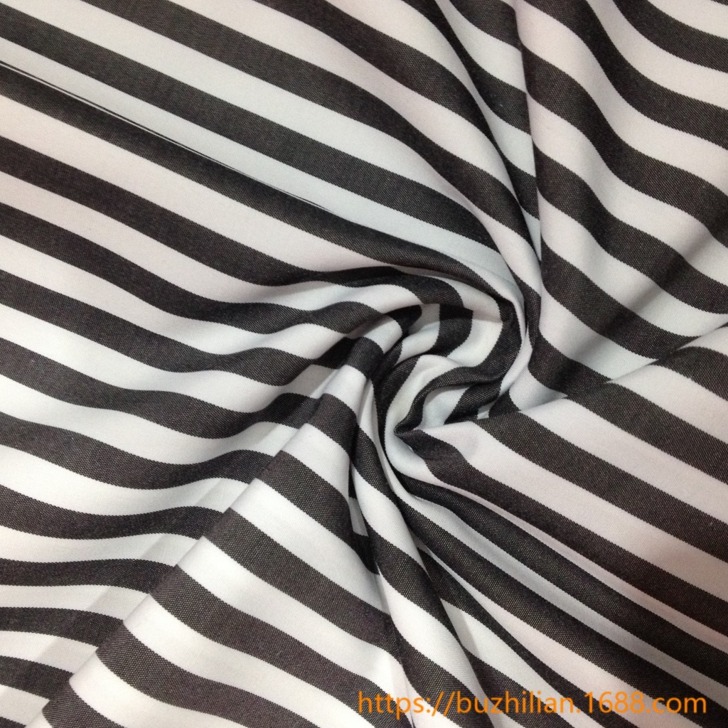 现货供应 TC 涤棉平纹色织布条纹布 工装衬衫布 包边腰封口袋布等