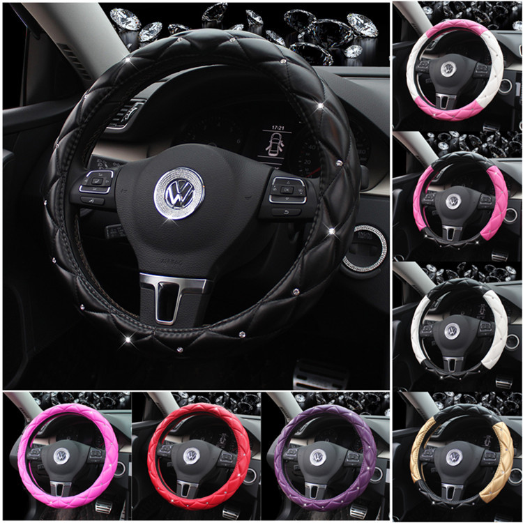 South Korea car steering wheel set personality inlaid fashion bubble cute four seasons universal creative female car
