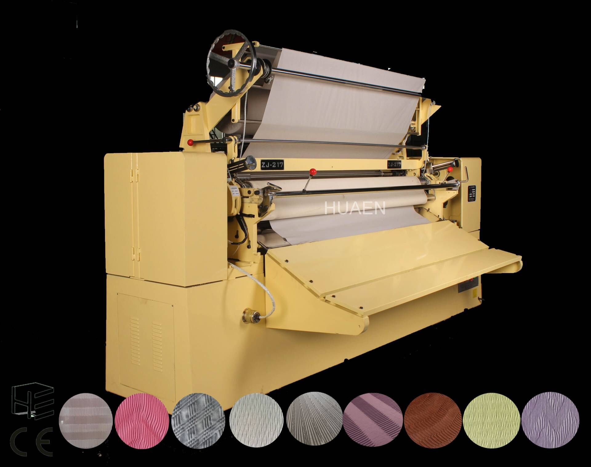 厂家直供褶景机、压绉机、压褶机、打绉机、打褶机等