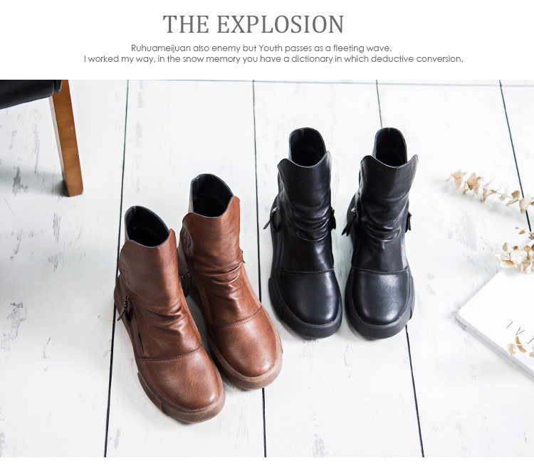 Bottes femme en PU artificiel - Ref 3355246 Image 13