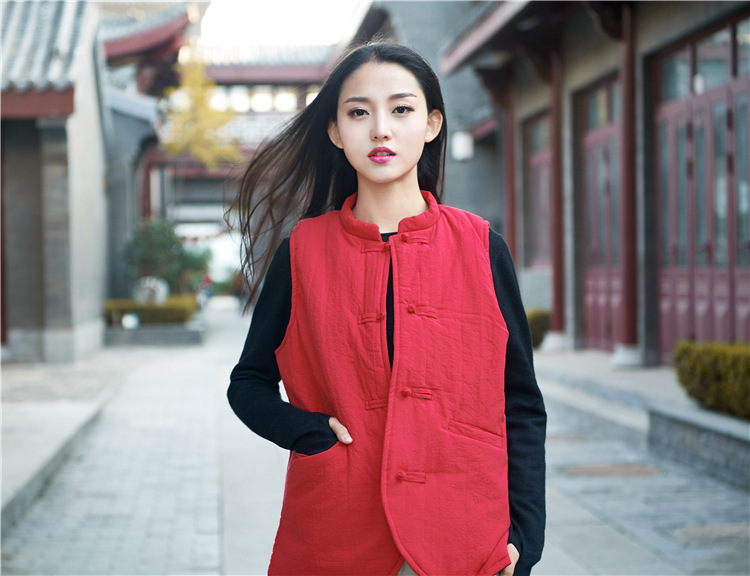 Gilet femme NIAN BAIXIU SPINNING en Chanvre - Ref 3316222 Image 24