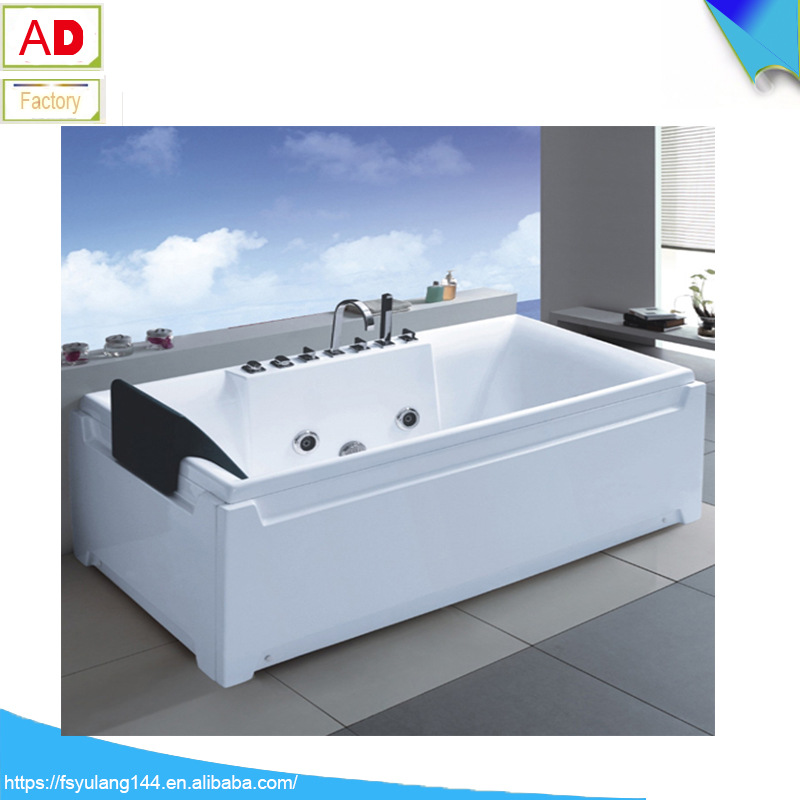 品牌OEM贴牌 1.5米单人家用按摩浴缸 亚克力成人浴盆 现货