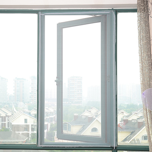 T Anti-mosquito and anti-bug screen window Self-adhesive anti-mosquito sand window DIY window screen Invisible screen with Velcro