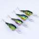 Miniature Glide Bait Hard Plastic Minnow Lure For Walleye Pike Saltwater FreshWater Fishing