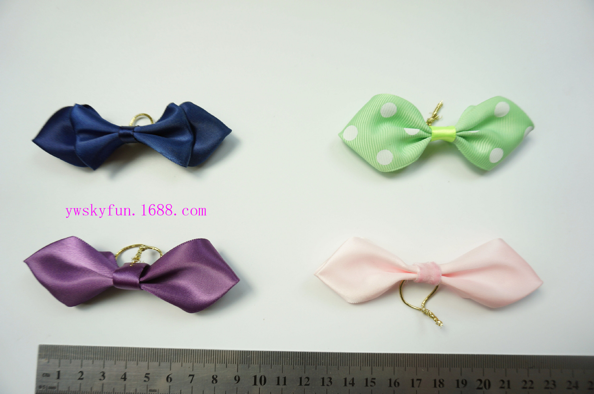 厂家直销丝带蝴蝶结 香水化妆瓶装饰红酒瓶高档礼品包装手打领结