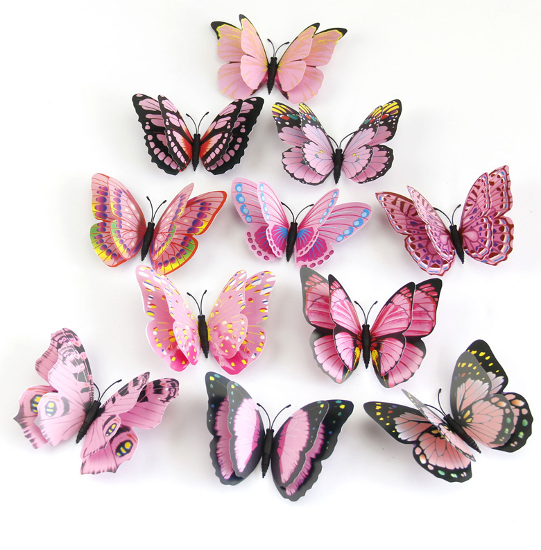 Creative Butterfly Wall Stickers 12-piece Set