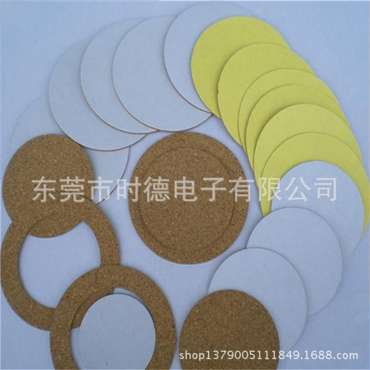 供应自粘软木垫 水松垫 软木密封垫片 背胶软木垫片 软木脚垫