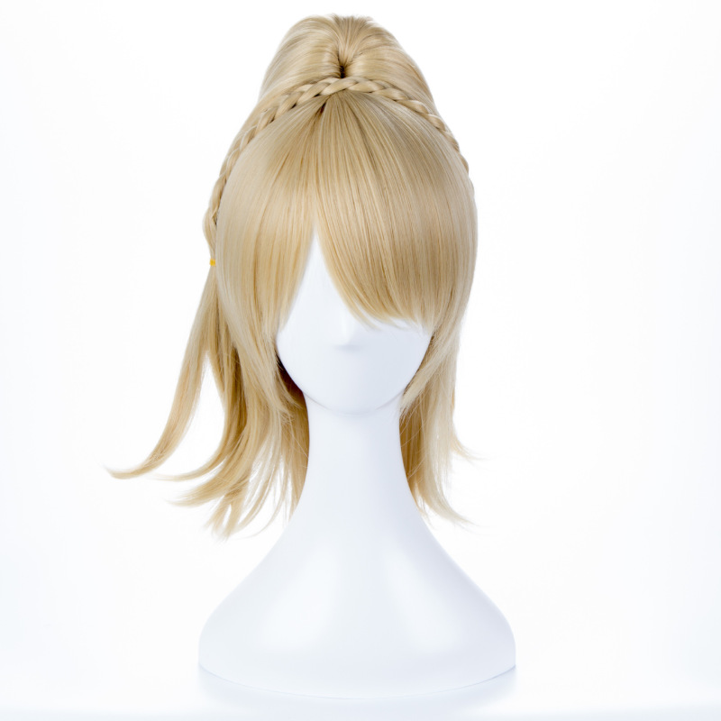 Final Fantasy Anime cos FF15 Luna Freya Lunafreya Princess Character Shape Wig