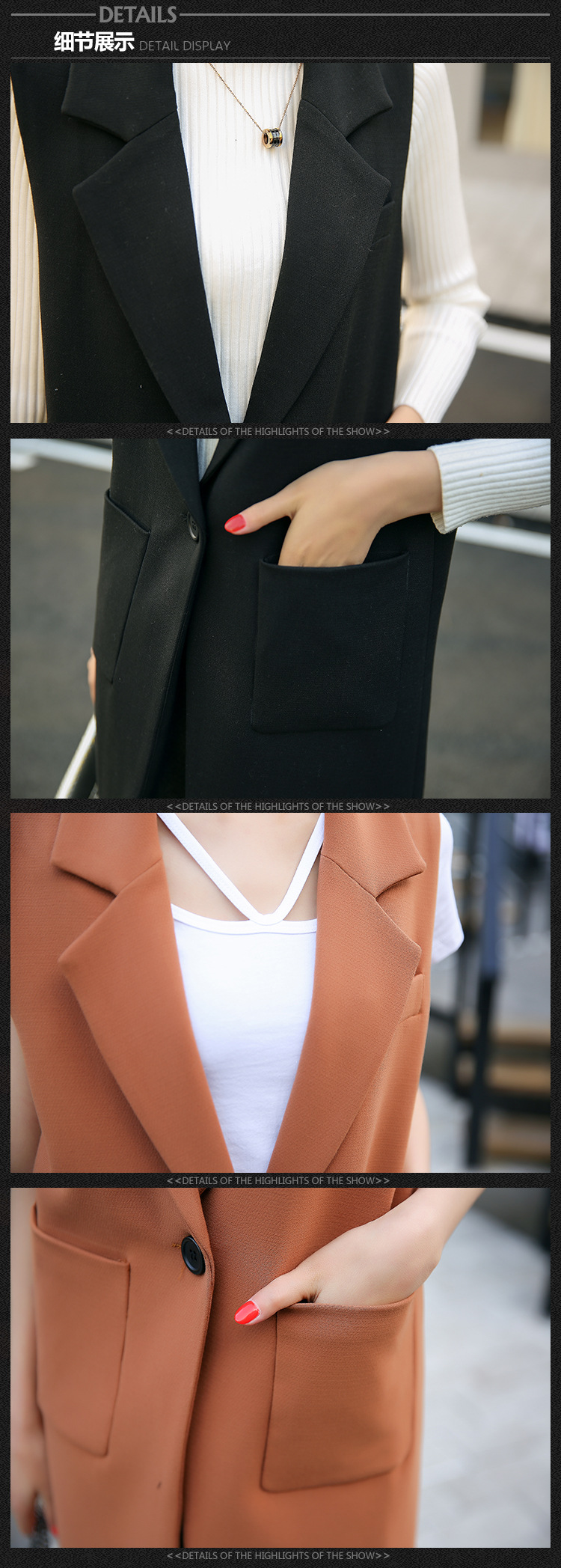 Gilet femme SEULEMENT en Fibre de polyester - Ref 3318231 Image 23