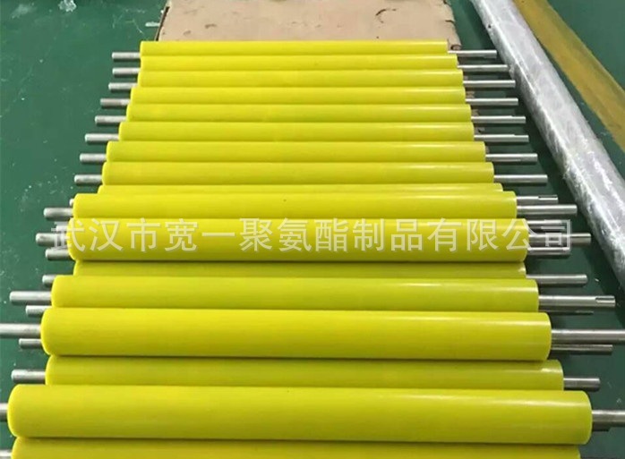 供应武汉冶金行业用胶辊包胶，胶轮包胶，滚轮包胶，聚氨酯包胶