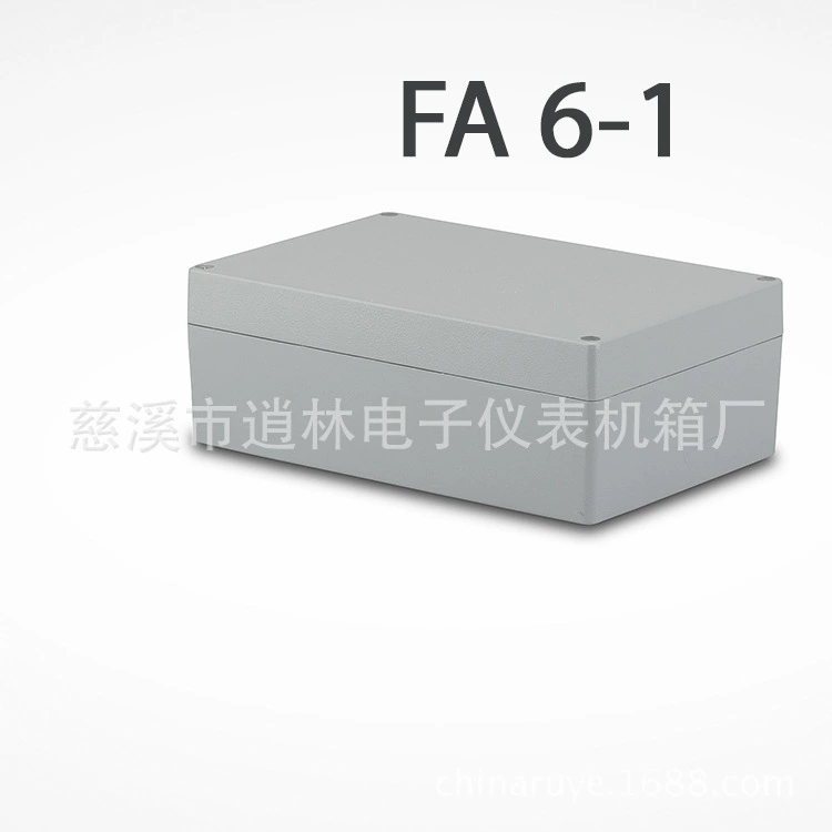 Водонепроницаемая коробка из литого алюминия, распределительная коробка для улицы, клеммная коробка, алюминиевый сплав FA-6-1, 80*145*222 мм