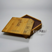 天然原竹竹盒茶葉禮盒竹包裝竹子工藝禮品盒廠家定制雕刻月餅盒
