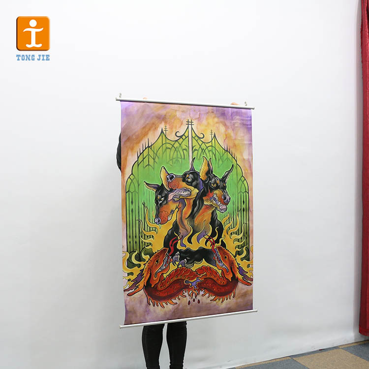 商场超市 4S店 悬挂展览展示 挂轴，双面不透光防紫外线不卷边