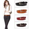 Leather belt, fashionable decorations, universal trousers, genuine leather, Korean style