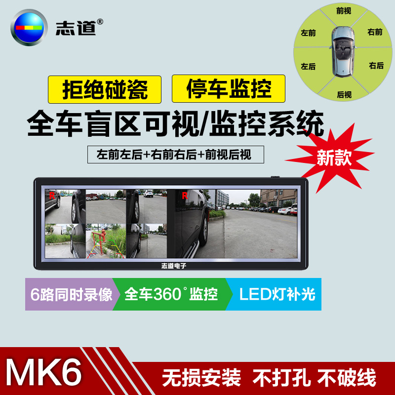 工厂直销行车记录仪高清360全景汽车停车影像盲区监控 诚招代理