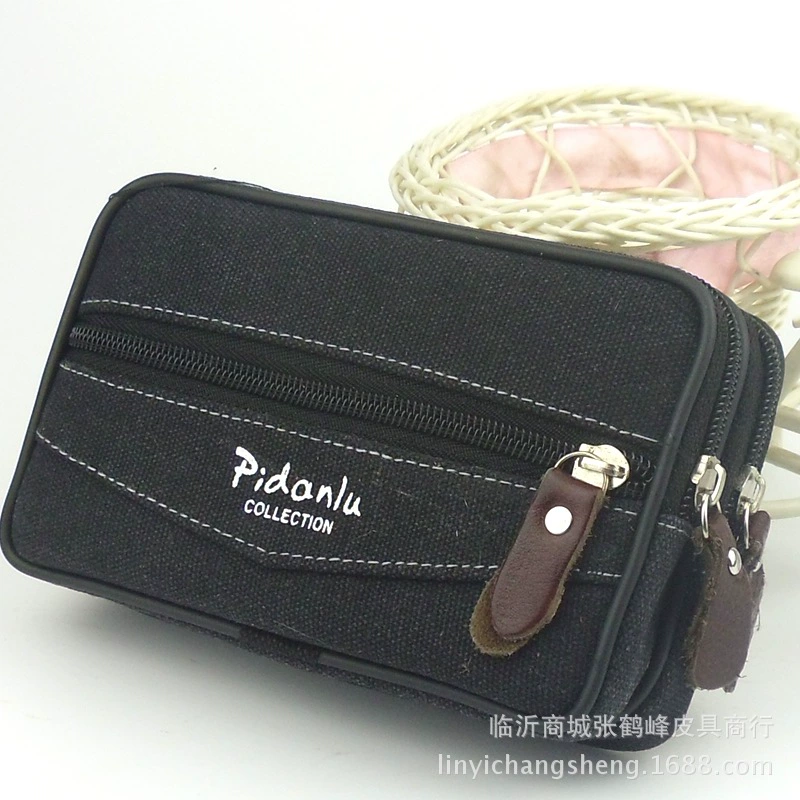 Fashionable double-layer mobile phone, belt bag, 2019, wide screen