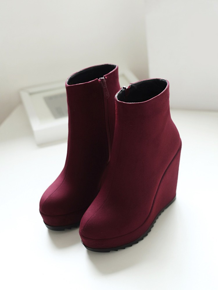 Bottes femme en PU artificiel - Ref 3355550 Image 21