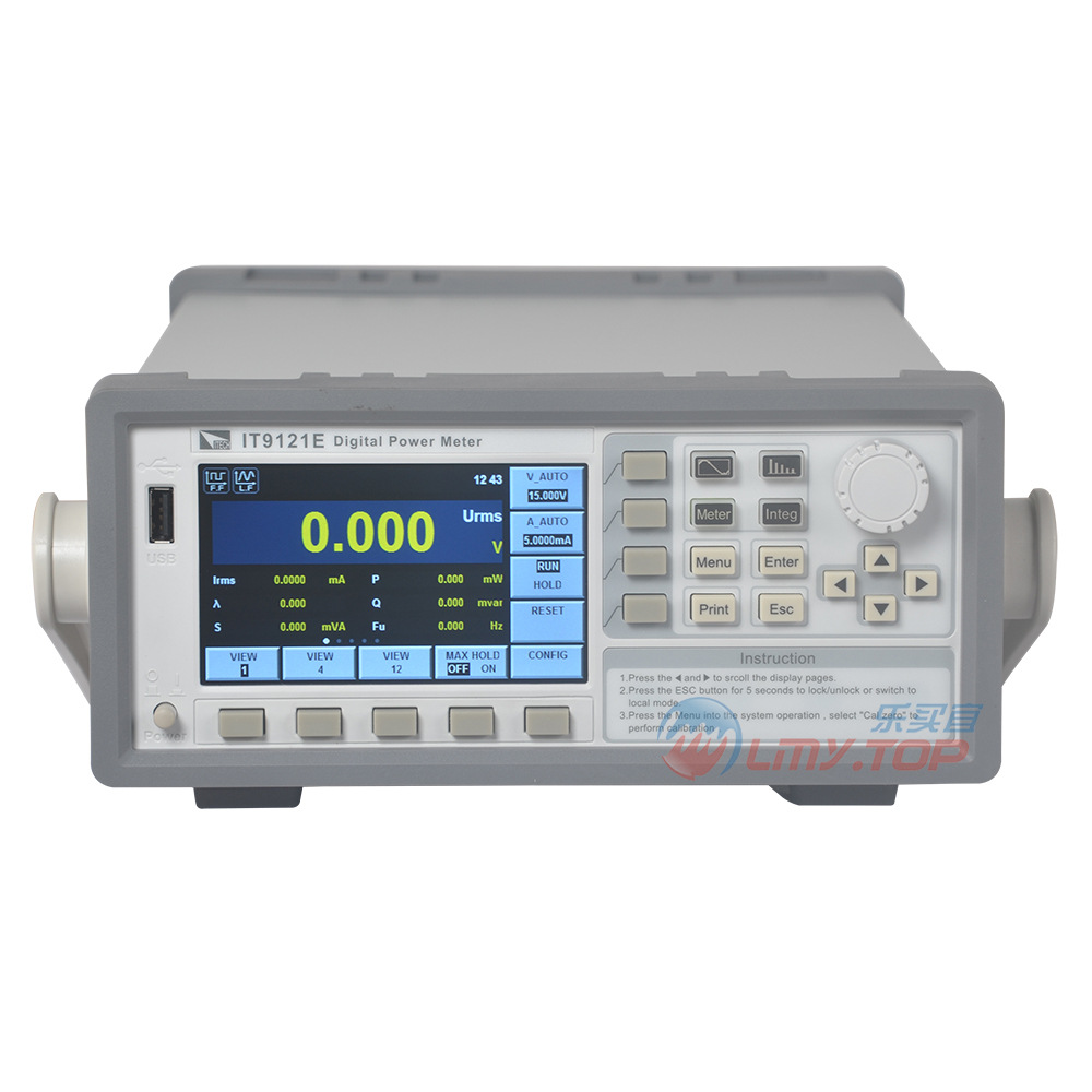 艾德克斯 ITECH IT9121E数字功率表 又名数字功率计 600V，20A|ms
