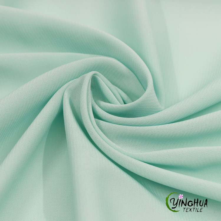 厂家现货 梭织弹力雪纺面料 春夏女装衬衫连衣裙里布 化纤布料