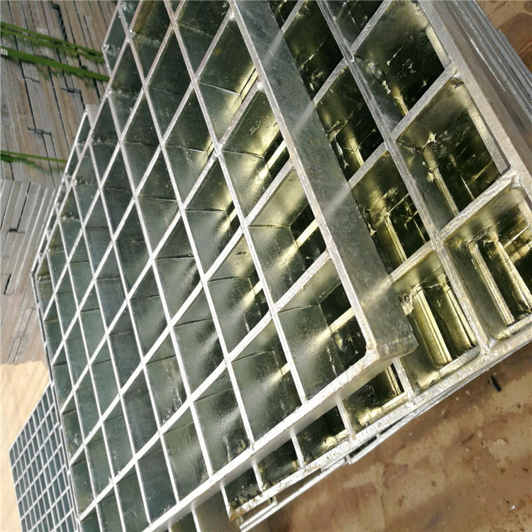 甘肃钢格板宁夏电厂钢格板甘肃钢热浸锌格栅板网格板踏步板钢格网