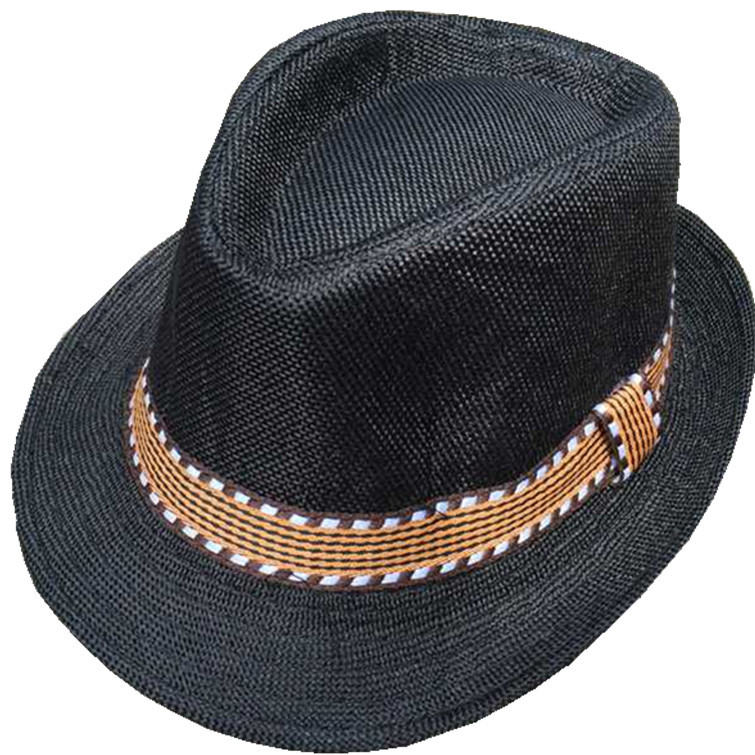 新しい韓国スタイル英国子供ジャズ帽子無地 5 色リネンステージパフォーマンスベビーギフト帽子バッチ