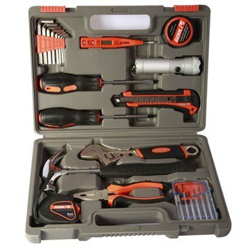 圣德保罗维修工具箱盒组合 家用工具套装 五金工具组套 电工木工