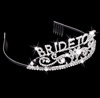 European and American bride's villain crown new letters, crown crown BRIDE to be