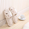 Japanese slippers suitable for men and women platform indoor, cotton and linen, wholesale