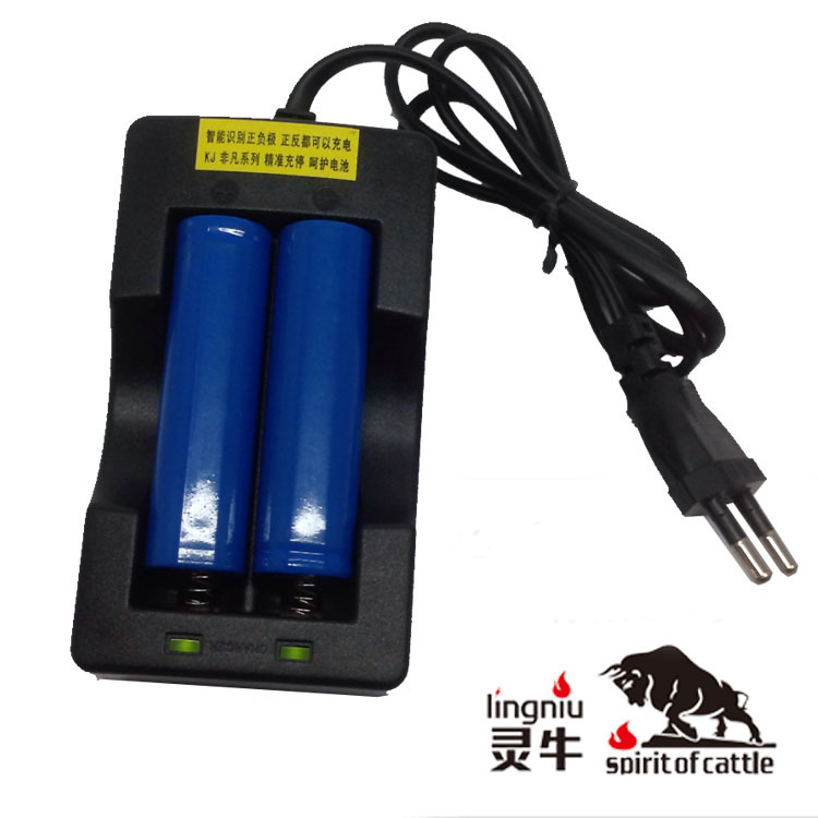 欧美规18650电池充电器 正负极智能识别 水平仪充电器 厂家直销