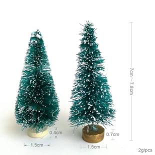 7.5cm [Cedar Christmas Tree] Pine tree shooting set model DIY mini finished small tree accessories