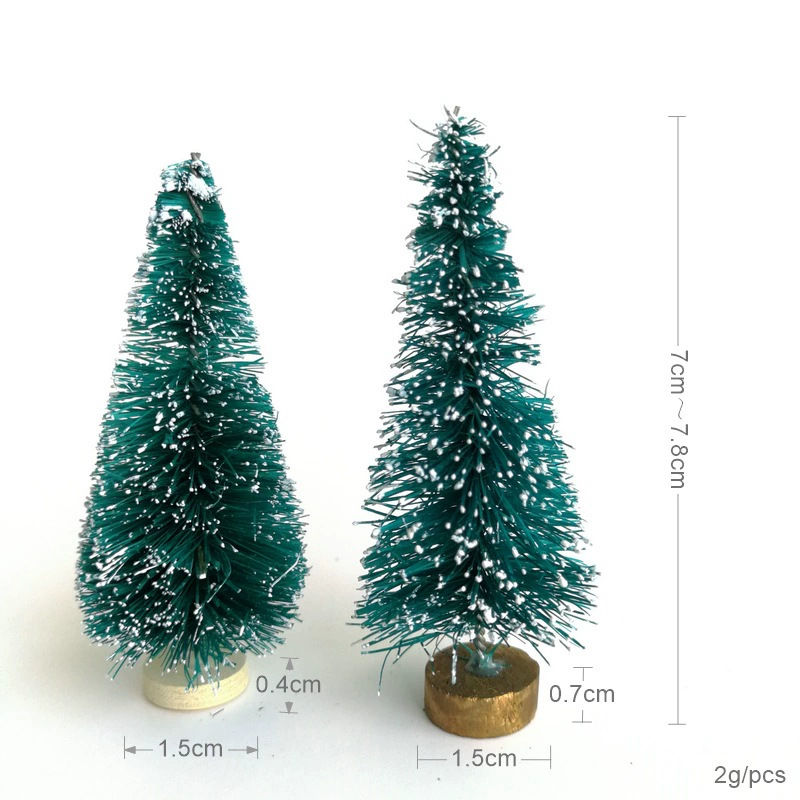 7,5 см [Рождественская елка из кедра] Набор для стрельбы из сосны Модель DIY Мини-Готовые Аксессуары для маленьких елок