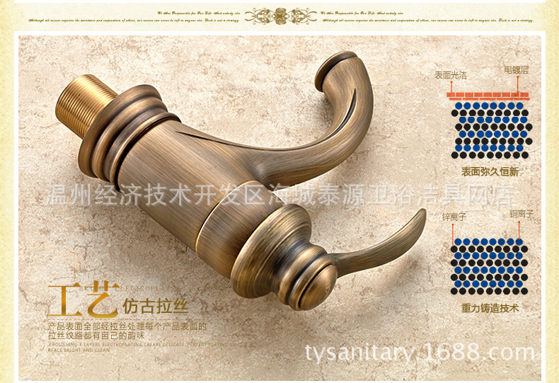 European-style antique washbasins and faucets, retro bathroom cabinets, washbasins and faucets, cross-border Amazon factory export wholesale undefined