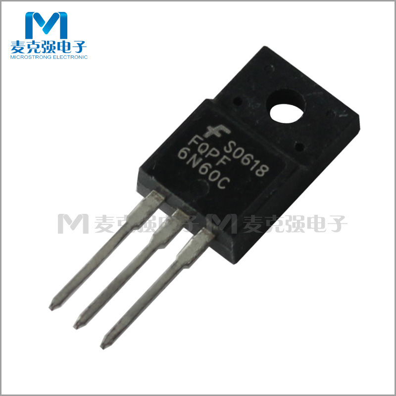 仙童FSC原装场效应管MOS管FQPF6N60C TO-220F 6N60C正品全新N沟道