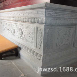 寺庙莲花佛台石雕厂 祠堂石刻须弥座价钱 宗祠石台图片