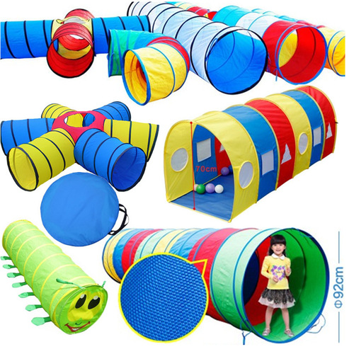 Baby early education sensory training equipment Sunshine Tunnel children's toys drilling hole crawling tube parent-child interactive game house