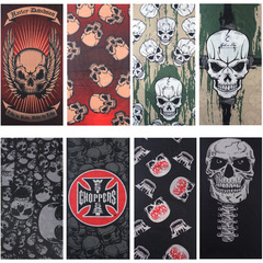 Amazon best-selling outdoor scarf magic skull face mask cycling sports dustproof square scarf