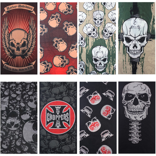 Amazon best-selling outdoor scarf magic skull face mask cycling sports dustproof square scarf