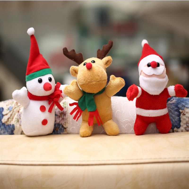 customized Santa Claus Doll customized Christmas deer Small pendant Snowman Plush Toys Customized Manufactor wholesale