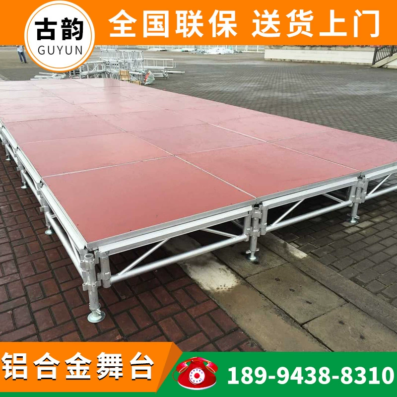 Custom wedding activity stage aluminum alloy folding mobile stage school performance lifting runway runway manufacturer supply