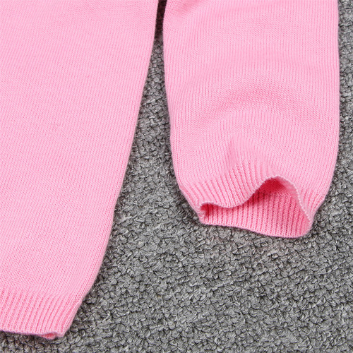 CAMPURE School Pure Color Knit Cardigan, Unisex Medium and Small Children's Cotton Thread Children's Outerwear with Same Pattern