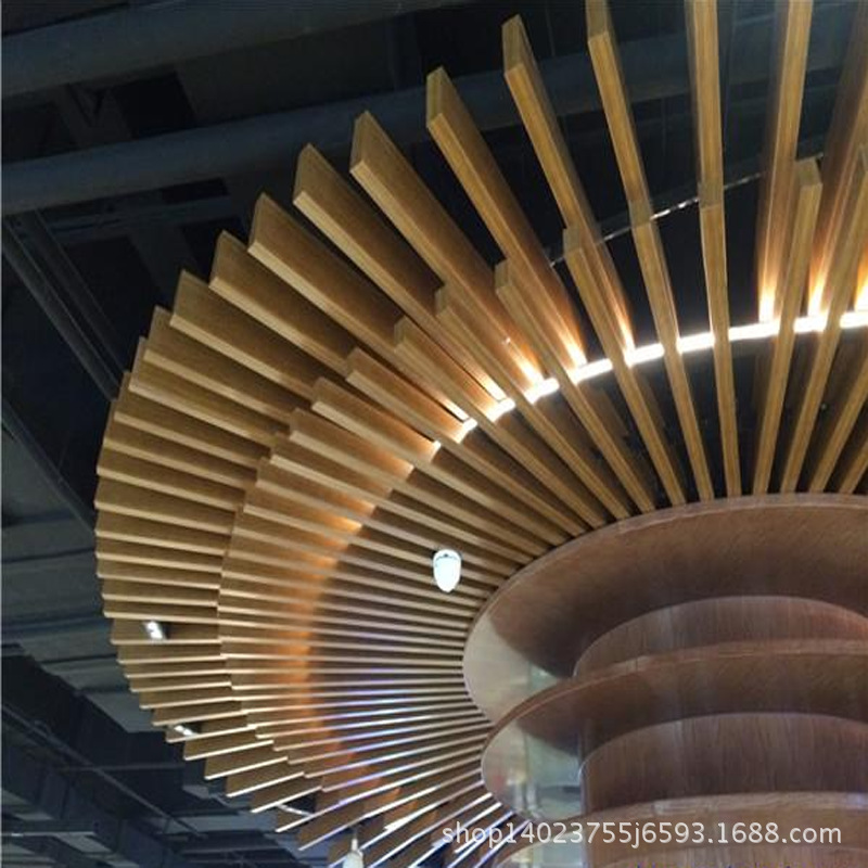 U型鋁方通及U型鋁方通安裝效果圖