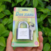 Padlock Pujiang 40mm fillet Blade Iron padlock Security lock James Bond key Stainless steel lock White Steel Locks