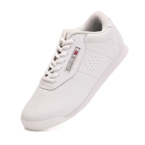 Children's competitive aerobics shoes soft sole new white cheerleading shoes women's training competition sports fitness shoes