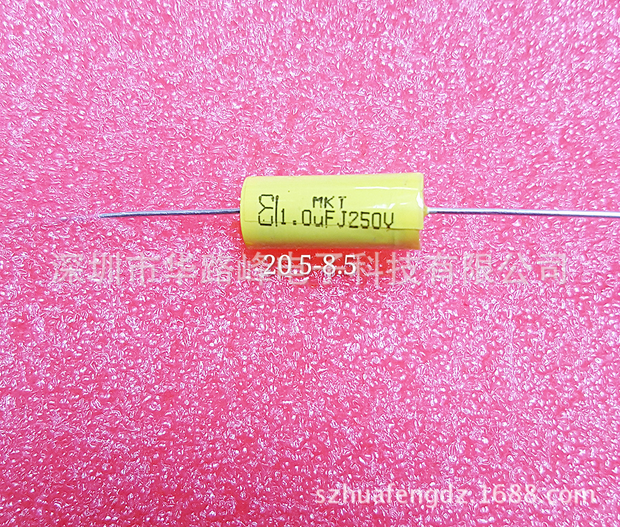 供应无感金属化聚炳烯膜轴向电容器250v105